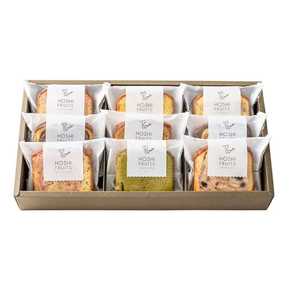 Hoshi Fruits Moist Fruit Pound Cake - 9 Pieces