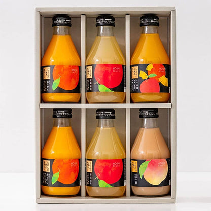 Hoshi Fruits Japanese Delicacy Fruit Juice 6 Bottles