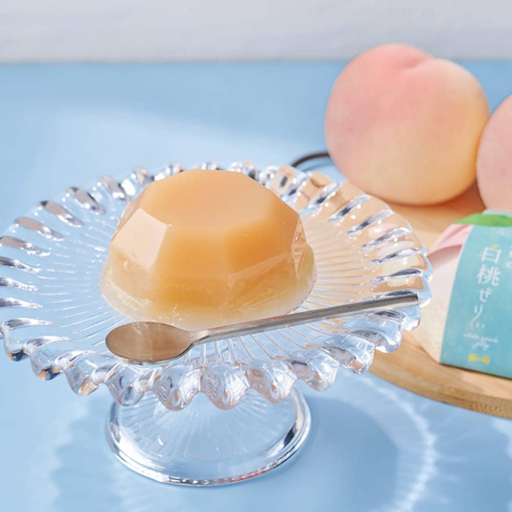 Hoshi Fruits Yamanashi White Peach Jelly 7 Pieces