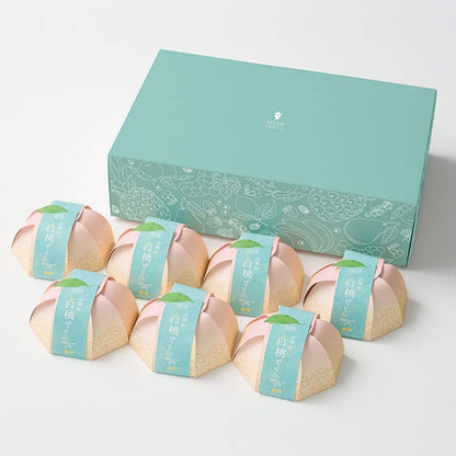 Hoshi Fruits Yamanashi White Peach Jelly 7 Pieces