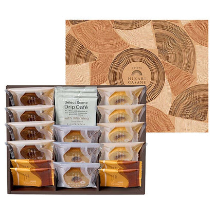 Hikari Gasane Fluffy Baum and Coffee Assortment 18 Pieces
