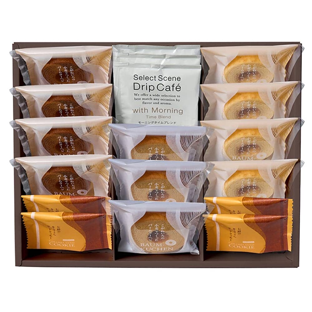 Hikari Gasane Fluffy Baum and Coffee Assortment 18 Pieces