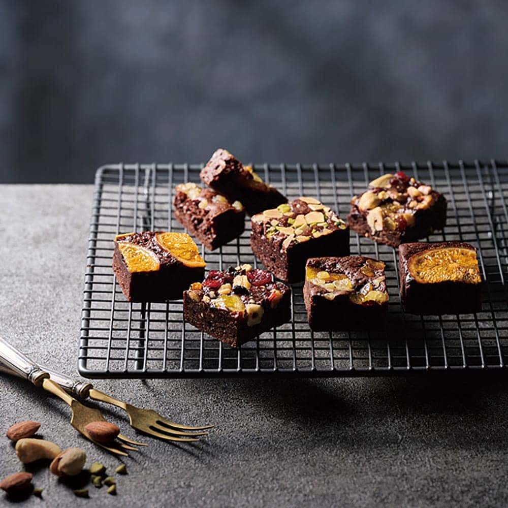Luxurious Brownies with Nuts and Dried Fruits 10 Pieces