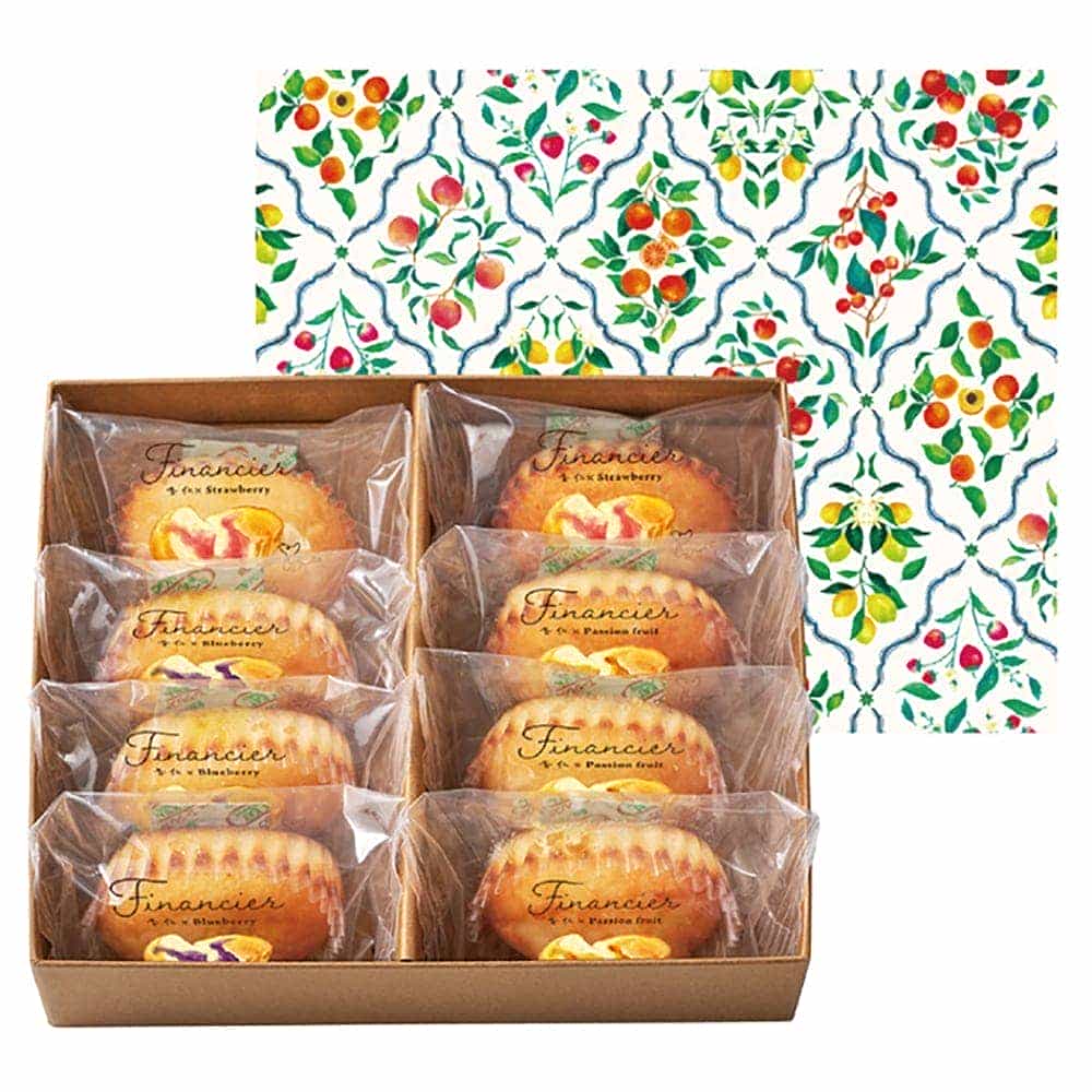 Hoshi Fruits Almond Financier - 8 Pieces