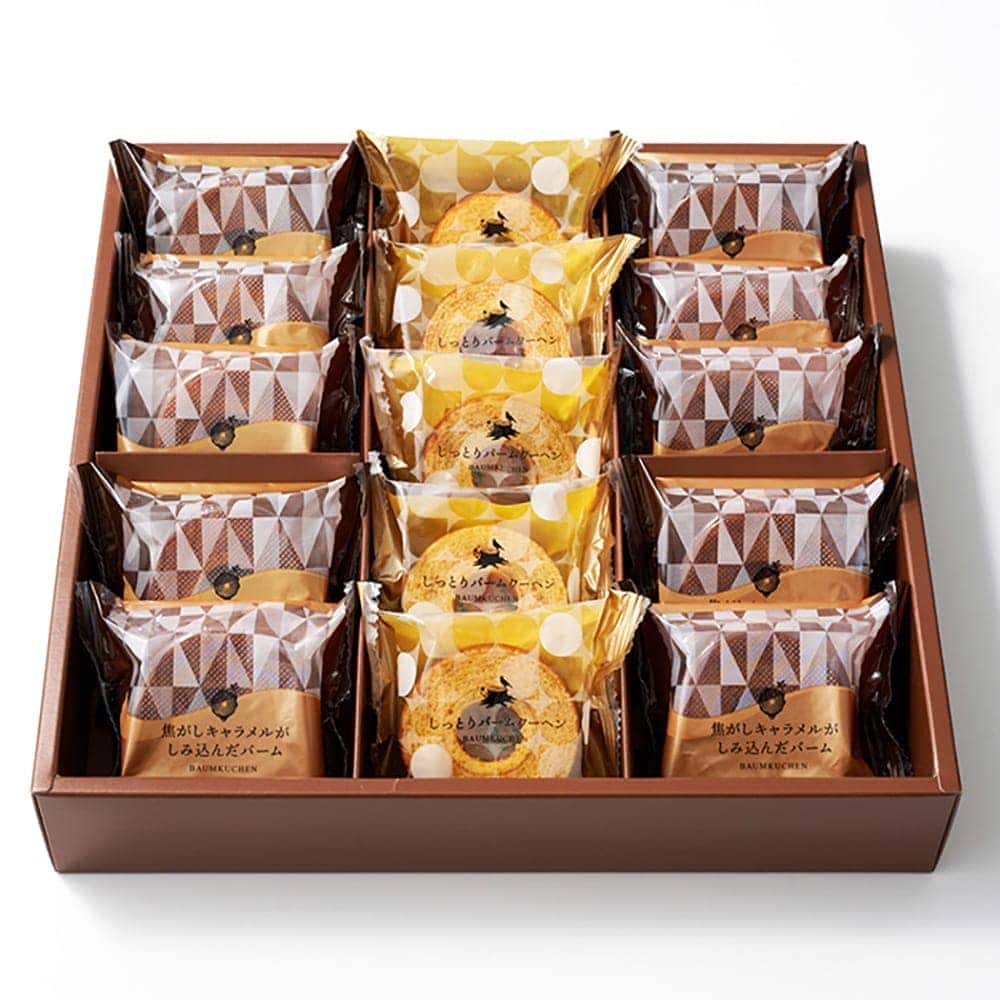 Forest Garden Burnt Caramel Baum Assortment 15 Pieces