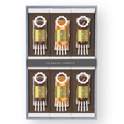Tachimach Canelé Supervised Canelé & Financier - 12 Pieces