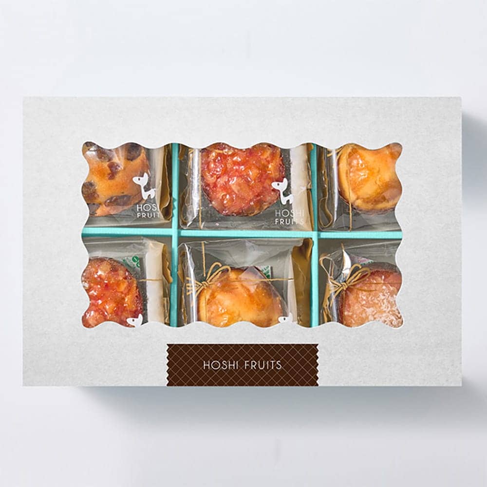 Hoshi Fruits Shimmering Fruit Cupcakes 12 Pieces