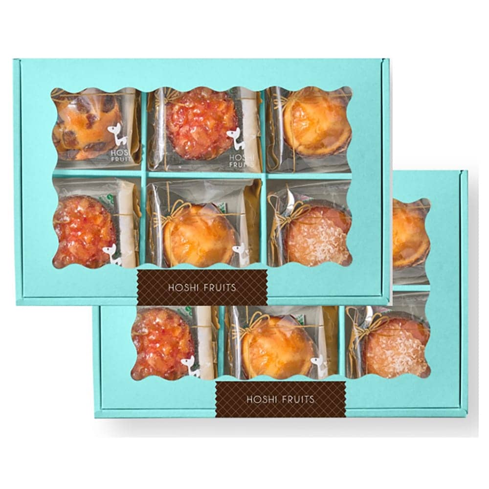 Hoshi Fruits Shimmering Fruit Cupcakes 12 Pieces