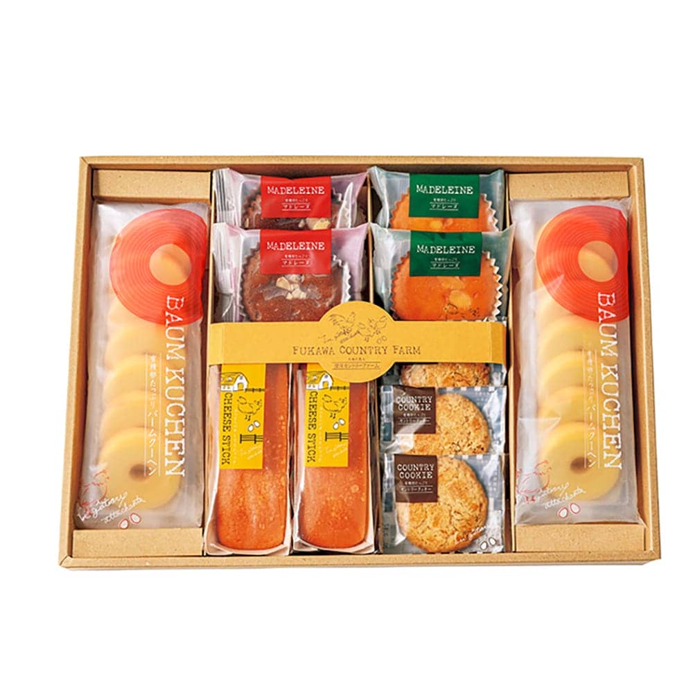 Fukagawa Country Fresh Egg Sweets Set D