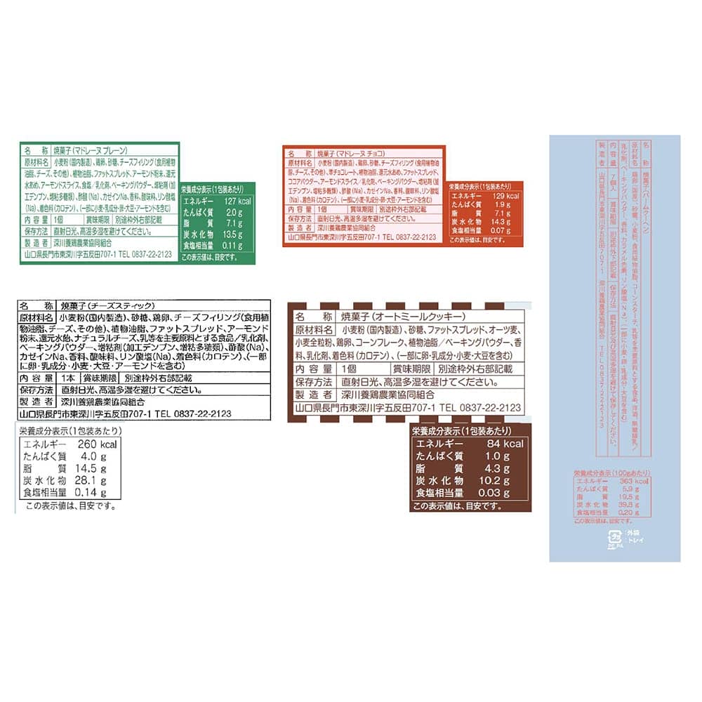 Fukagawa Country Premium Egg Sweets Set