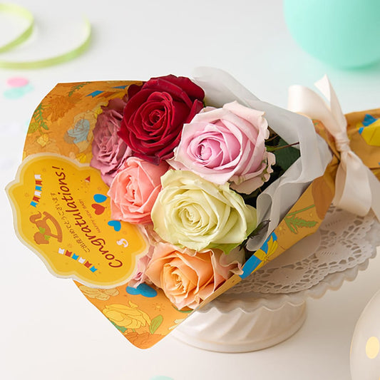Hoshi Farm Baby Rose Nico Colorful 8 Stems