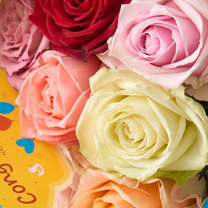 Hoshi Farm Baby Rose Nico Colorful 8 Stems
