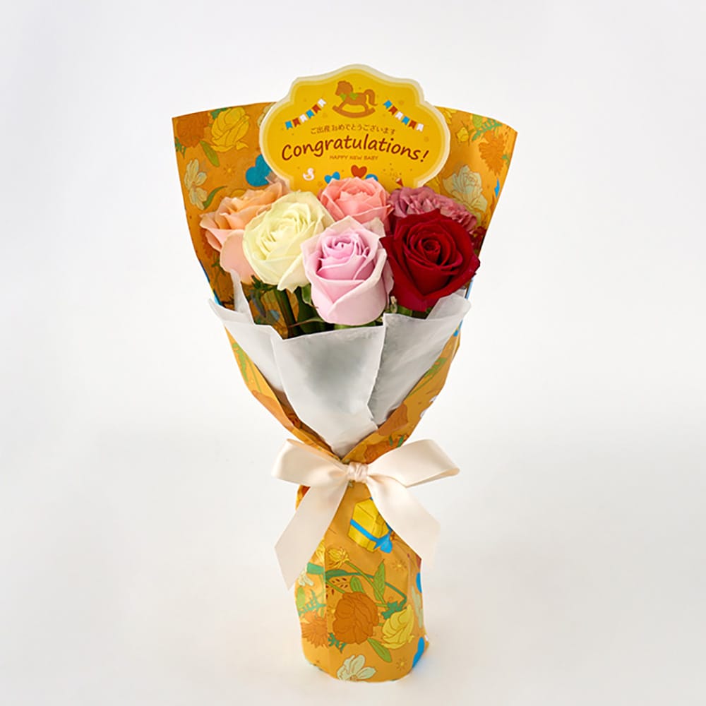 Hoshi Farm Baby Rose Nico Colorful 8 Stems