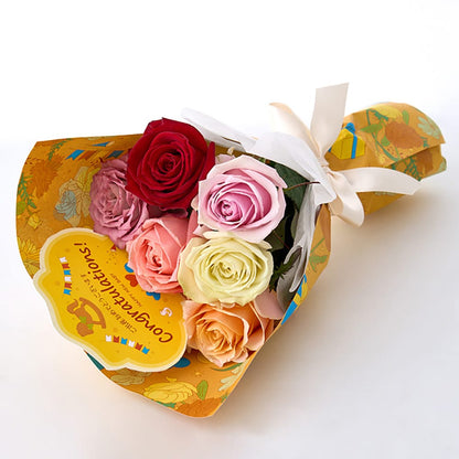 Hoshi Farm Baby Rose Nico Colorful 8 Stems