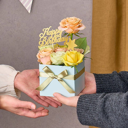 Hoshi Farm Cubic Birthday Roses M Passion