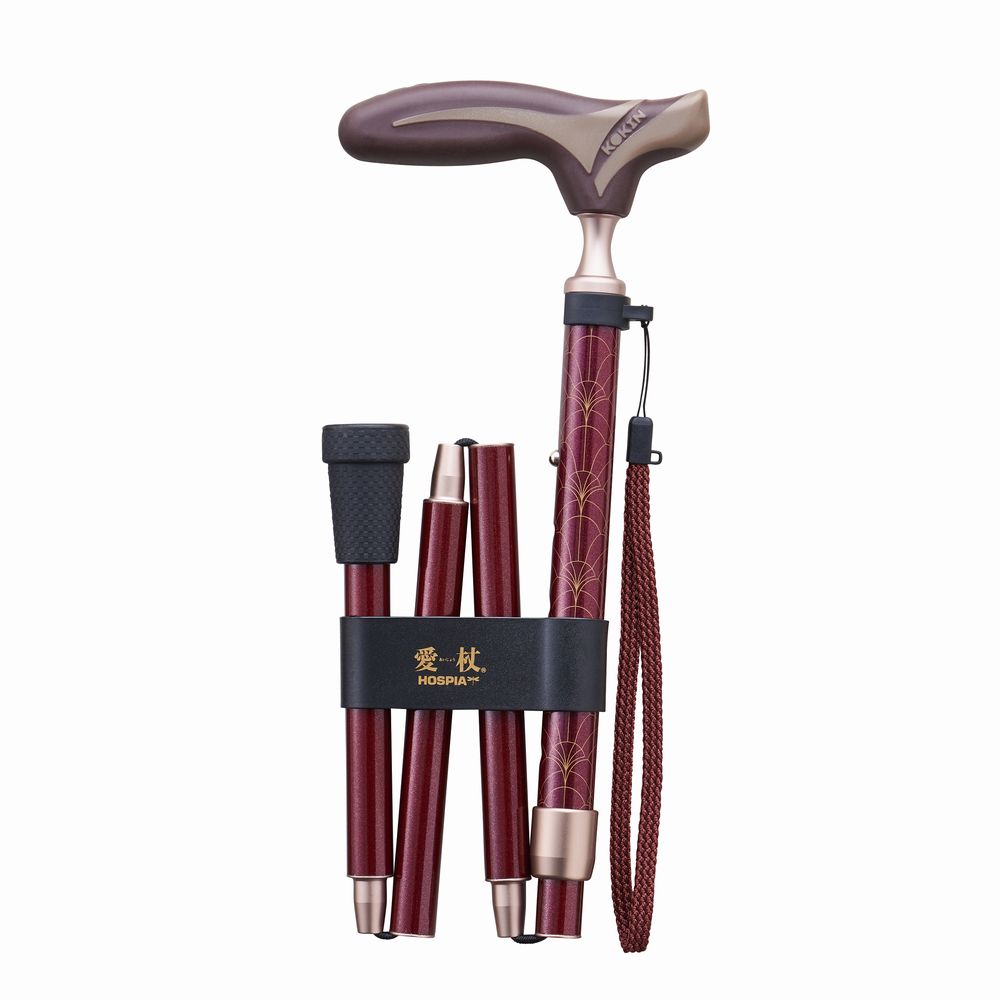 Aizō Antibacterial Grip Folding Cane FK-21