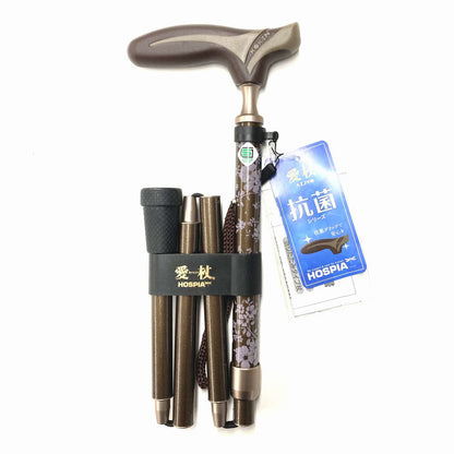 Antibacterial Grip Folding Cane FK-23