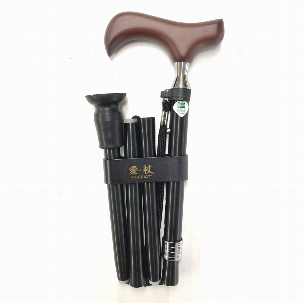 Aizō Slim Neck Folding Cane E-201B