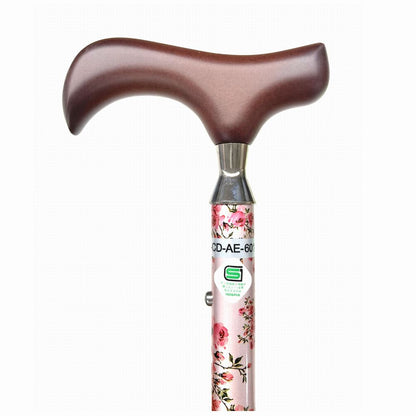 Aizō Slim Neck Folding Cane E-252B