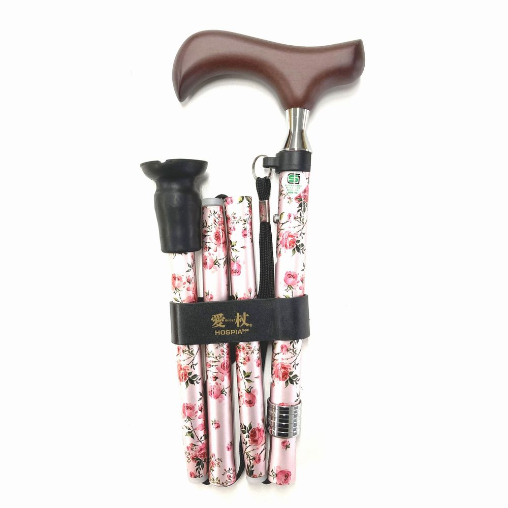 Aizō Slim Neck Folding Cane E-252B