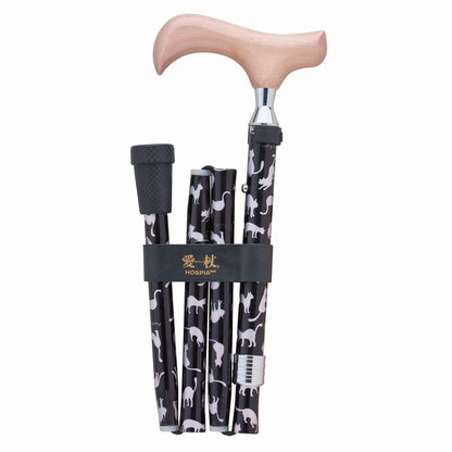 Pretty Cats Folding Cane AN-11