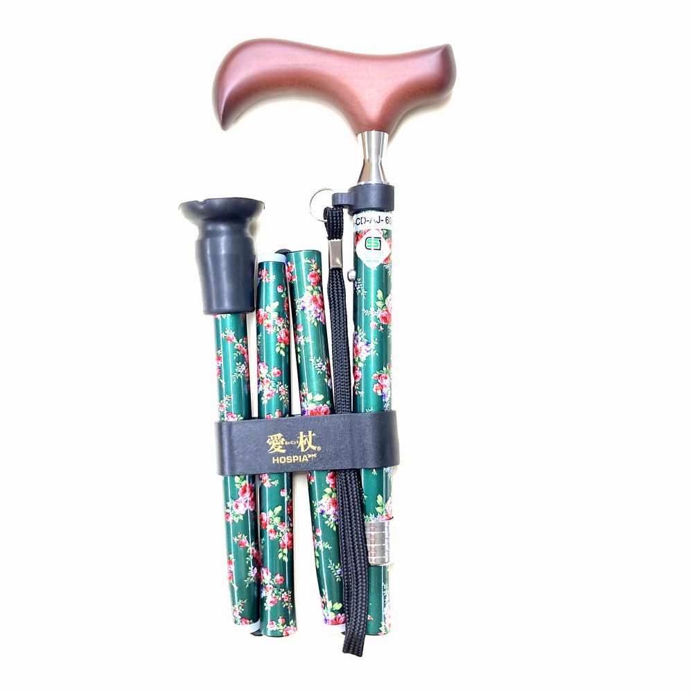 Aizō Slim Neck Folding Cane E-255B