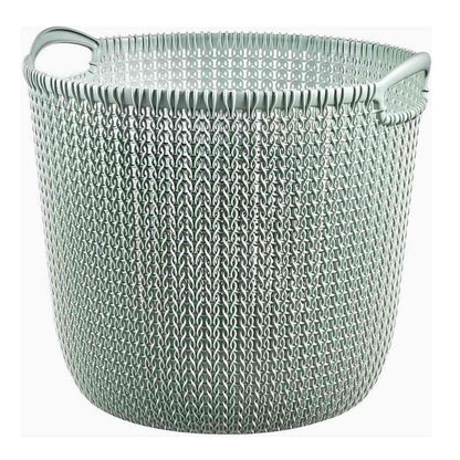 Toue Knit Round Basket 30L Blue CV-201