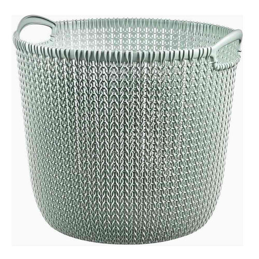 Toue Knit Round Basket 30L Blue CV-201