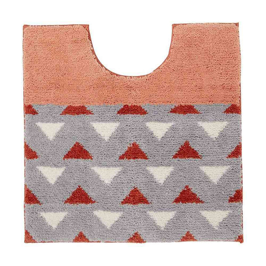Fujie Marshmallow Toilet Mat Triangle Pink MM-103