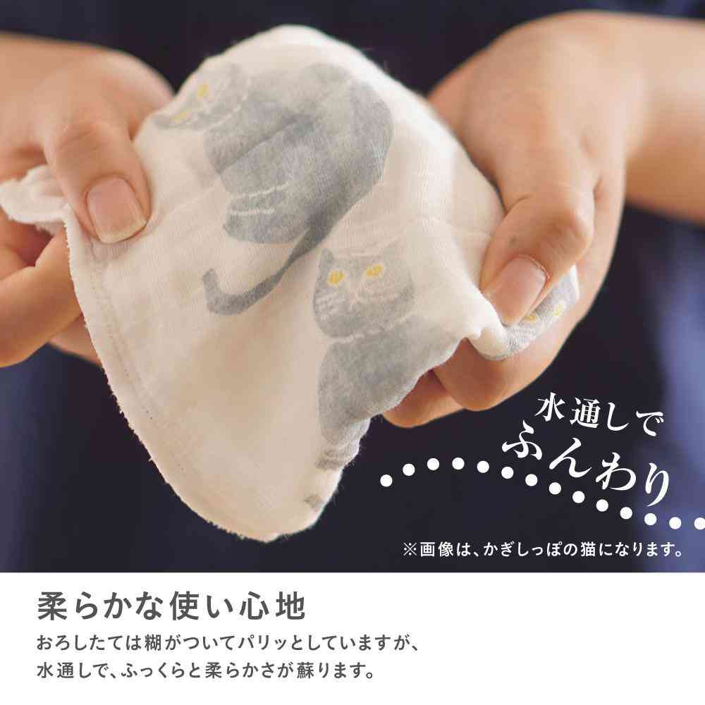 Fujie Happy Motif Shiawase Kasane Dish Cloth Olive KF-006