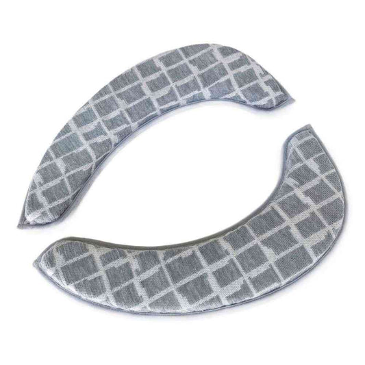 Tōei Marshmallow Toilet Seat Cushion Jacquard Lattice Gray MB-1004