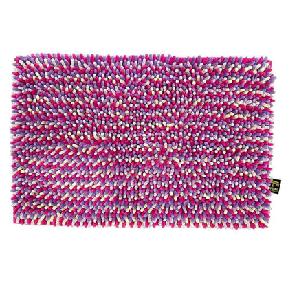 Fujie MOFU Bath Mat M 60×40cm Berry MF-001