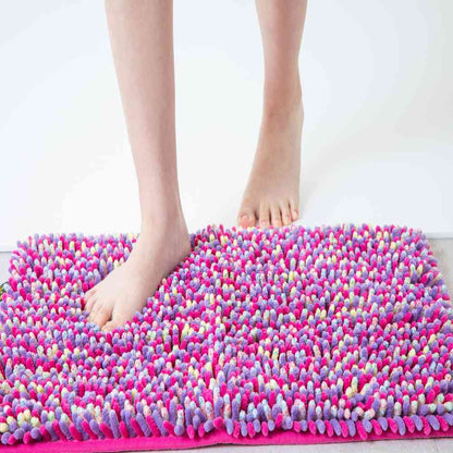 Fujie MOFU Bath Mat M 60×40cm Berry MF-001