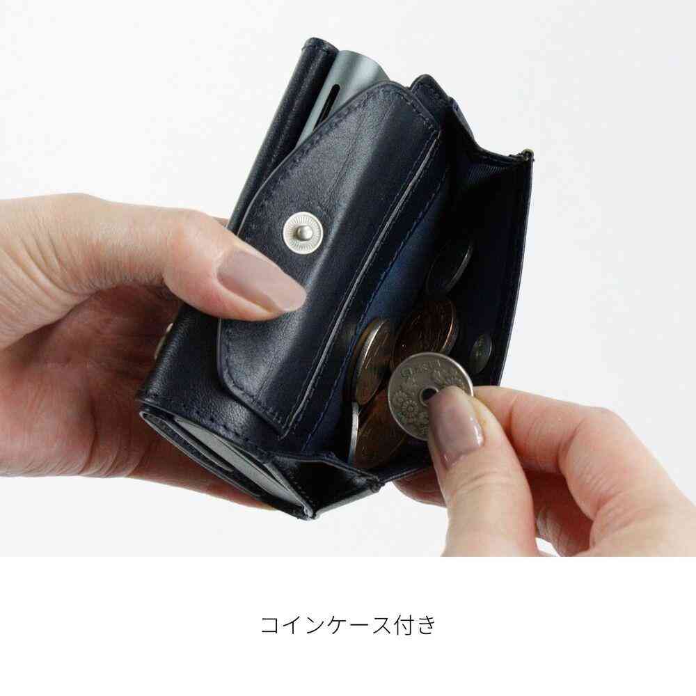 Tōei c-secure Card Case Holder Mini Wallet Montana Navy
