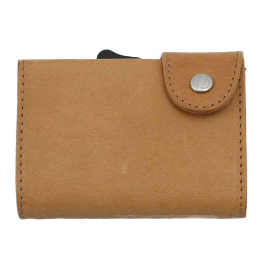 Tōei c-secure Card Case Holder Mini Wallet Saddle Beige