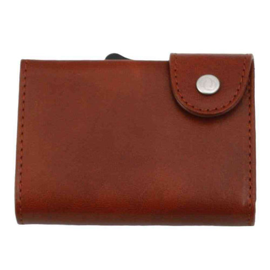 Tōei c-secure Card Case Holder Mini Wallet Macchiato Brown
