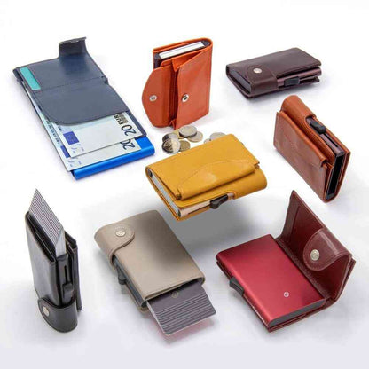 Tōei c-secure Card Case Holder Mini Wallet Red