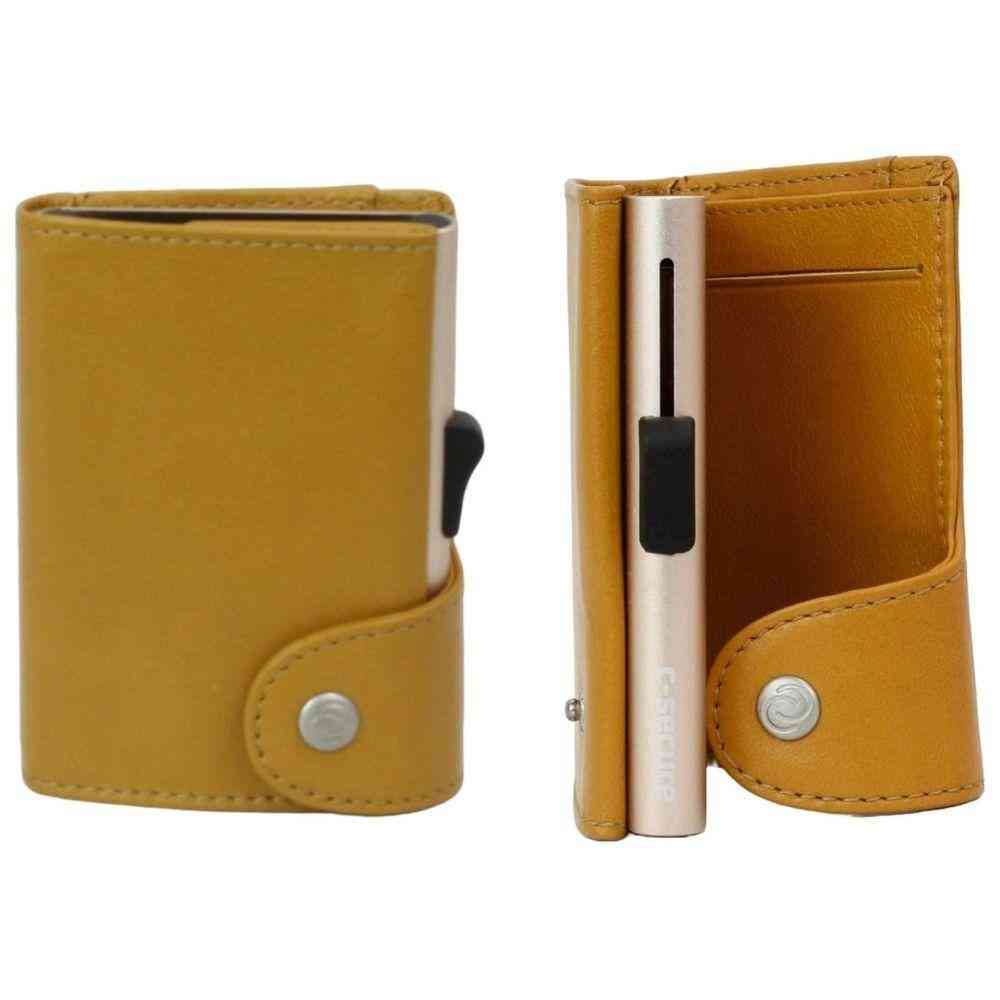 Tōei c-secure Card Case Holder Mini Wallet Solis Yellow