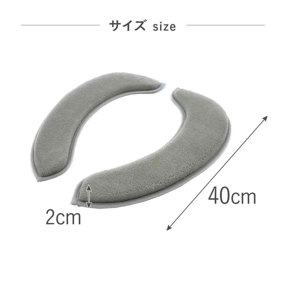 Tōei Whip Toilet Seat Cushion Lite Gray WL-004