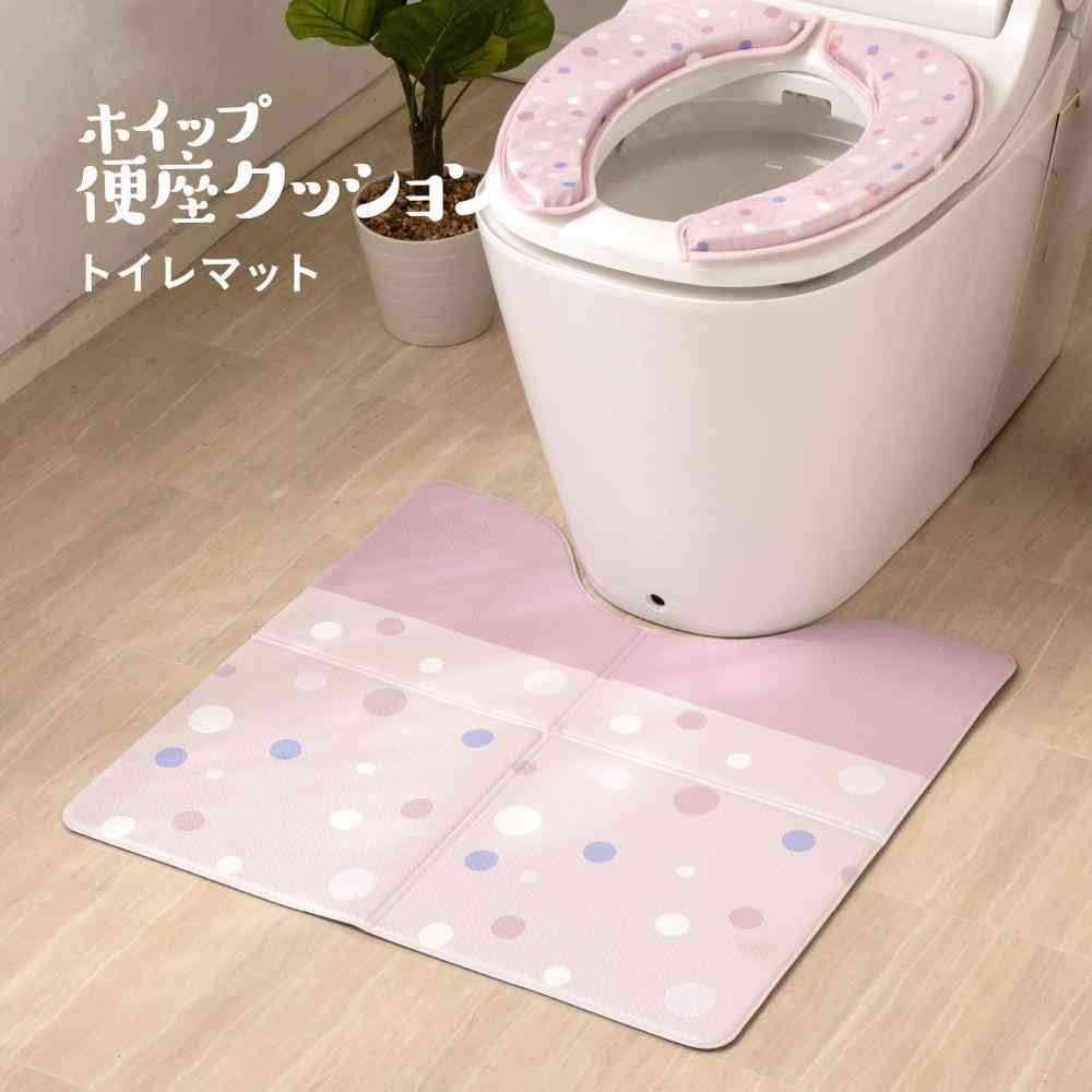 Tōei Whip Lite Foldable Toilet Mat Ice Pink WL-009