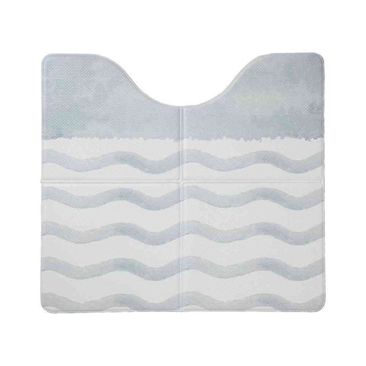 Fuji E Whip Lite Foldable Toilet Mat Black Sesame Gray WL-012