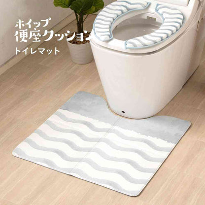 Fuji E Whip Lite Foldable Toilet Mat Black Sesame Gray WL-012