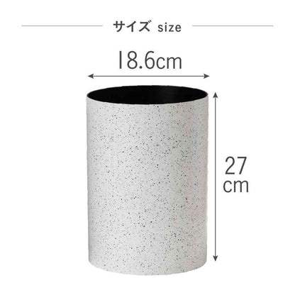 Fuji E dustper style Planter Cover L Stone White 6.8L