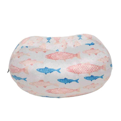 Toue Happy Motif Exercise Soft Seiza Cushion Fish