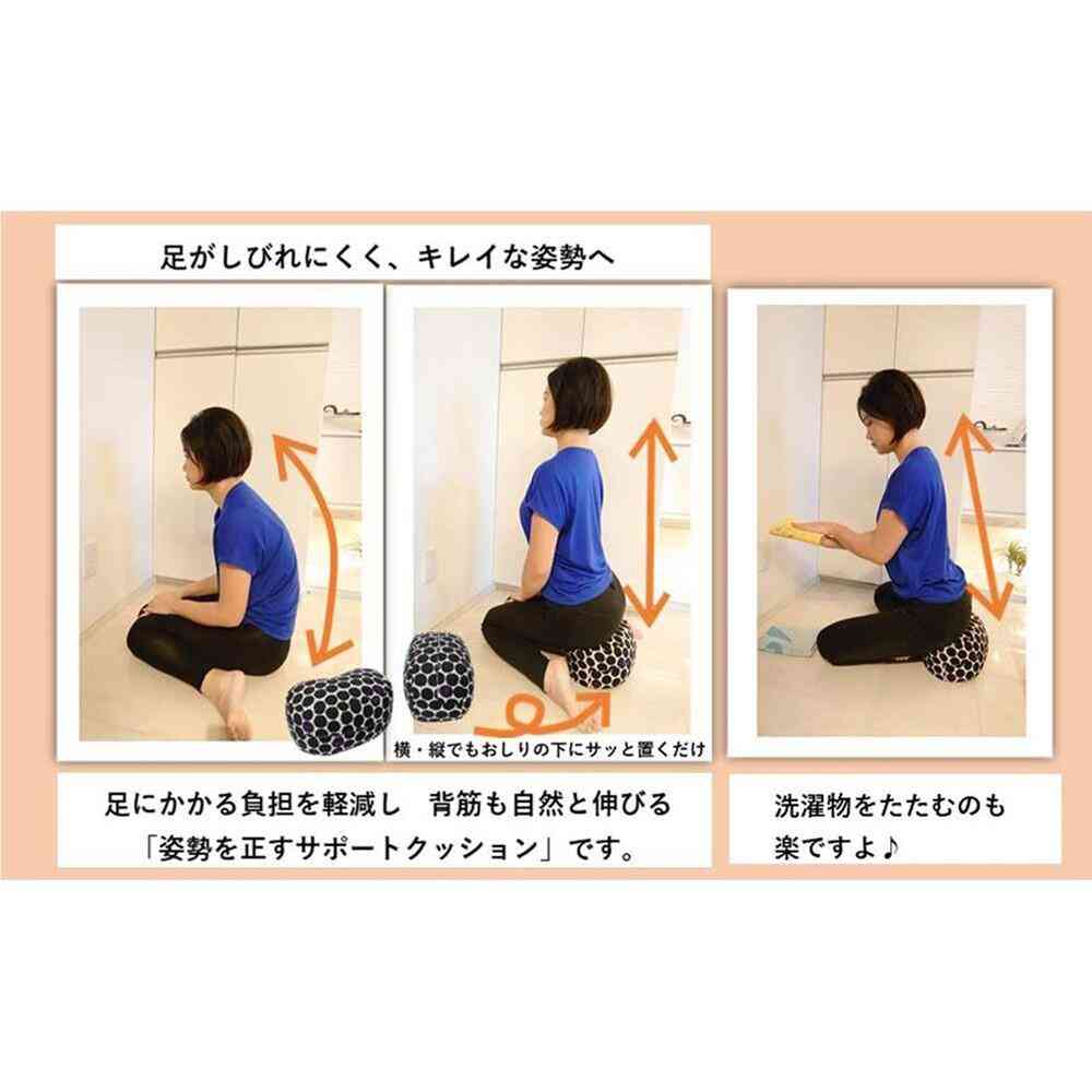 Toue Happy Motif Exercise Soft Seiza Cushion Hedgehog