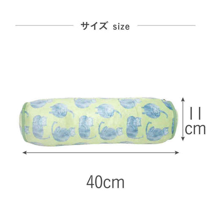 Tōei Happy Motif Exercise Pelvic Slim Stretch Cushion - Cat with Curled Tail