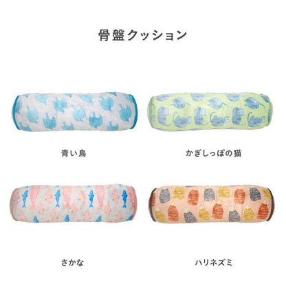 Tōei Happy Motif Exercise Pelvic Slim Stretch Cushion - Cat with Curled Tail