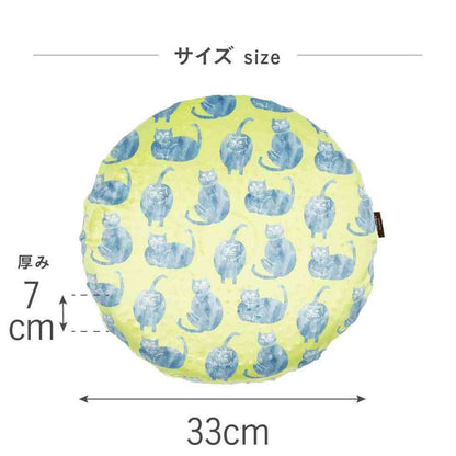 Tōei Happy Motif Exercise Balance Cushion - Cat with Curled Tail