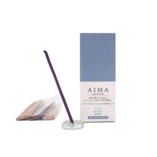 Fuji Ei AIMA Incense Relaxation Set (Cypress, Lavender, Osmanthus) A-012 15 Sticks (5 of Each Type)