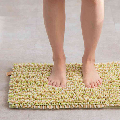 Fujie Mofu Bath Mat M 60×40cm Yomogi MF-103